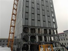 钢构高层中伸臂桁架的设